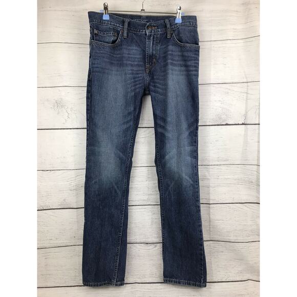 Old Navy Famous Blue Jeans Slim Mid-rise Size 32 x 32 - Picture 1 of 9